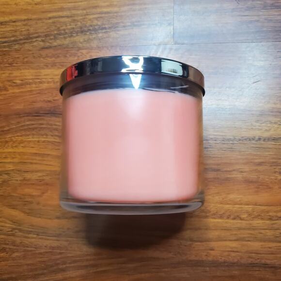 Bath & Body Works Pink Apple Punch NEW 3 Wick Candle 14.5 oz Full Size - Picture 3 of 6